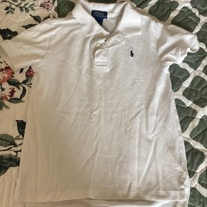 White polo shirt
